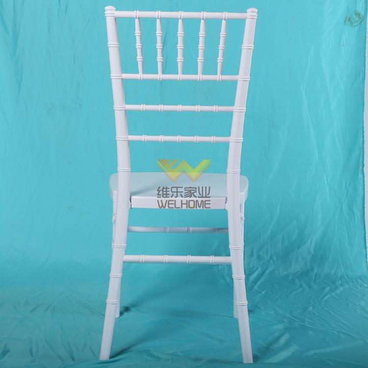 solid wood white color tiffany chair for wedding rental